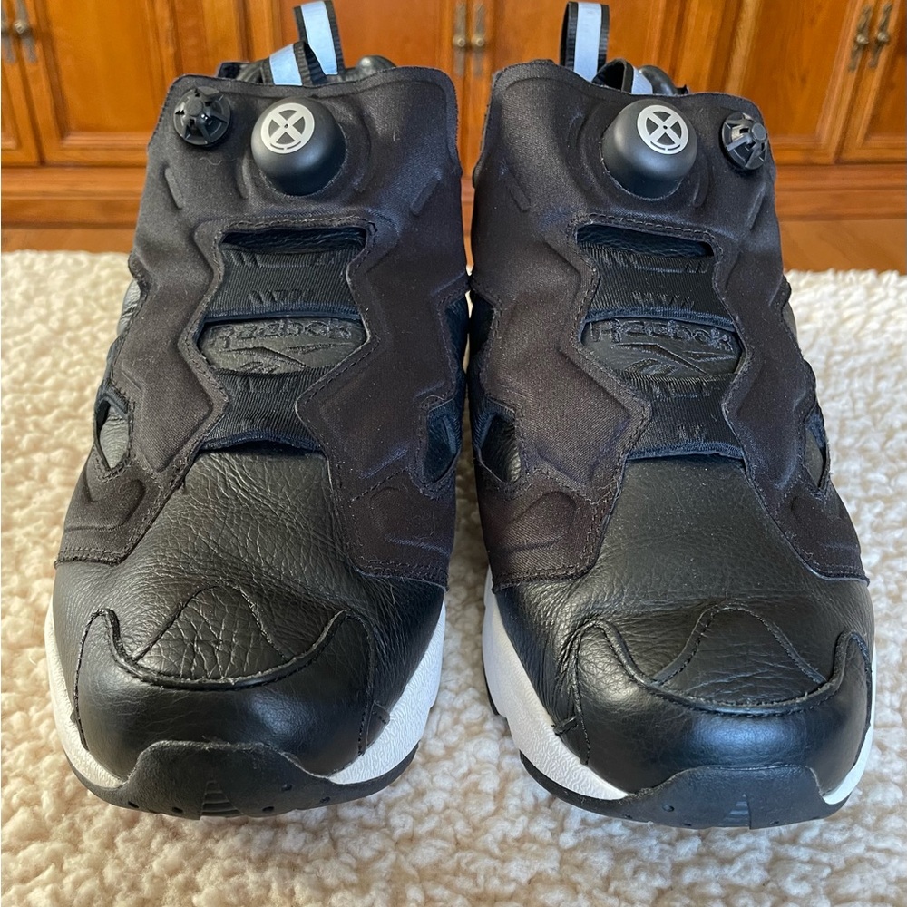 Reebok Bounty Hunter x Atmos x Packer x InstaPump Fury Black White, Size 9 - Picture 9 of 13
